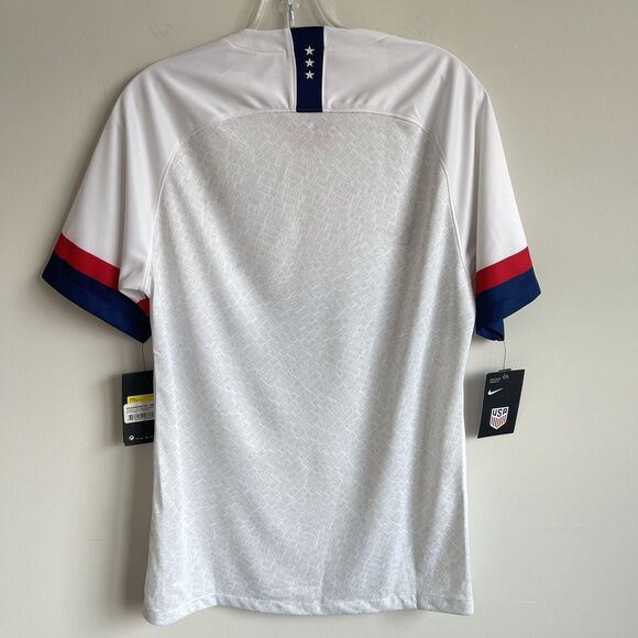 Nike USA Soccer Jersey 2019 White Men's Size Small Stadium Home 4 Stars NWT - Picture 13 of 16